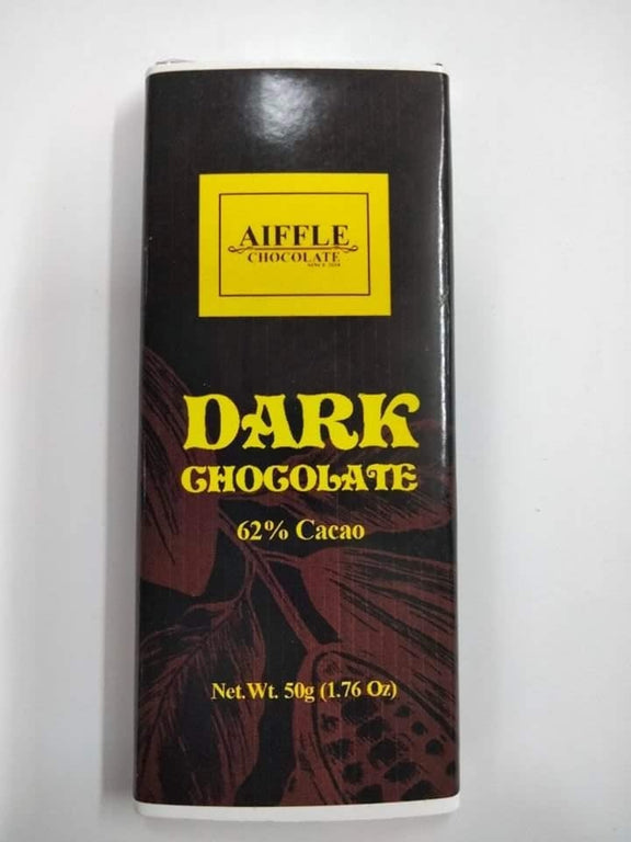 Dark Chocolate Bar 62% Cacao 50g (Buy 1 Get 50% OFF Promo)