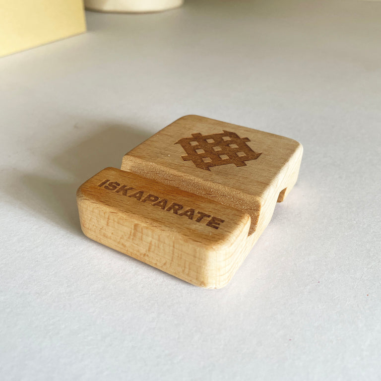 Personalized Wooden Phone Stand