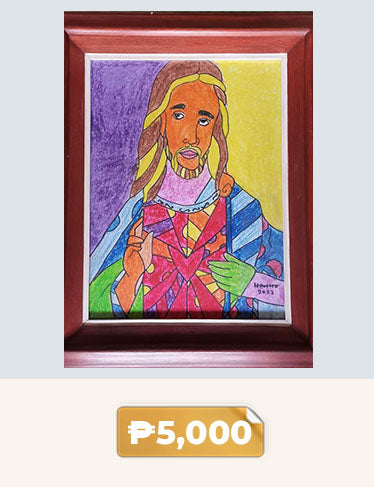 Artwork B (Jesus Christ Portrait)