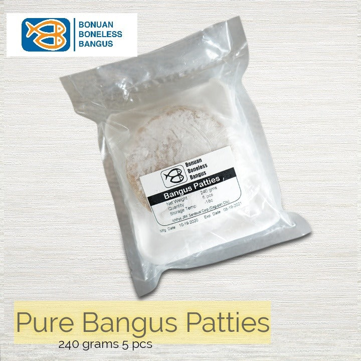 Pure Bangus Patties (240 Grams 5 Pcs Per Pack)