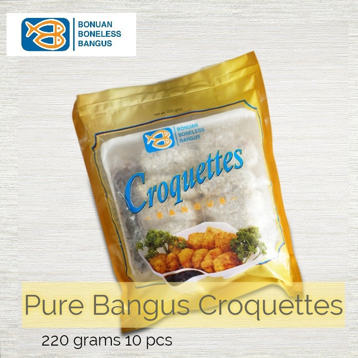 Pure Bangus Croquettes (220 Grams 10 Pcs Per Pack)