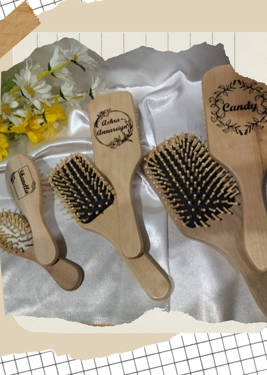 Wooden Brush with picture (30 pcs.)