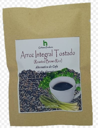 Roasted Brown Rice In A Pouch (Powered) - Brown Rice With Moringa And Lemon Grass