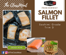 Salmon Fillet vacuum sealed approximately 250g